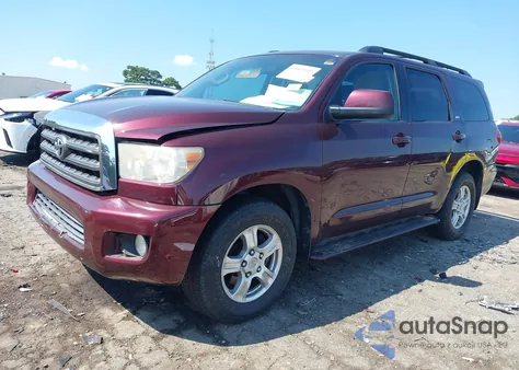 2008 Toyota Sequoia Sr5 5.7L V8 из США, поврежденный, VIN 5TDZY64A58S005922